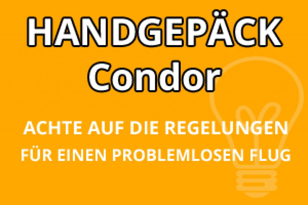 Handgepäck Condor » flughai.de