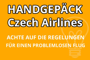 Handgepäck Regelungen Czech Airlines